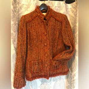 Adorable boucle jacket Chicos size 1 (M)
